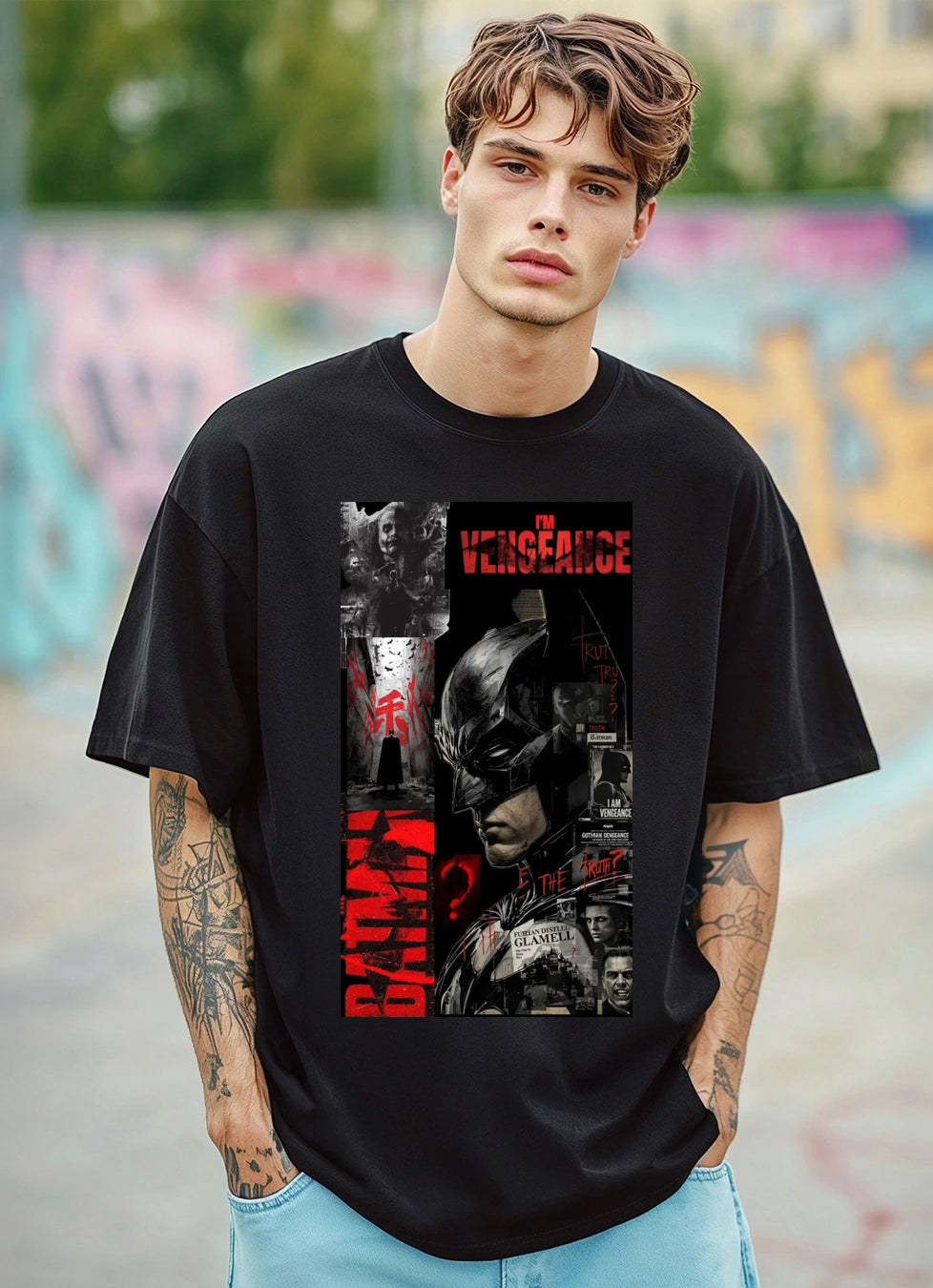 Black Oversized T-Shirt | I'm Vengeance
