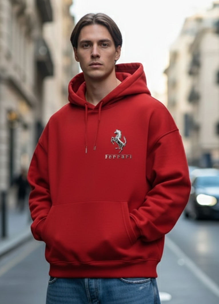 Red Hoodie | F Logo
