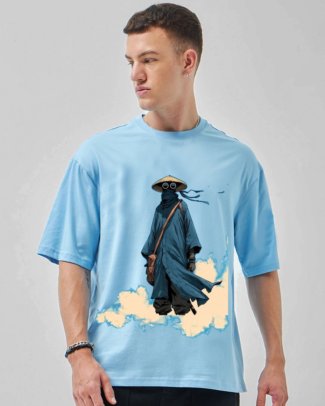 Blue Oversized T-Shirt | The Ninja