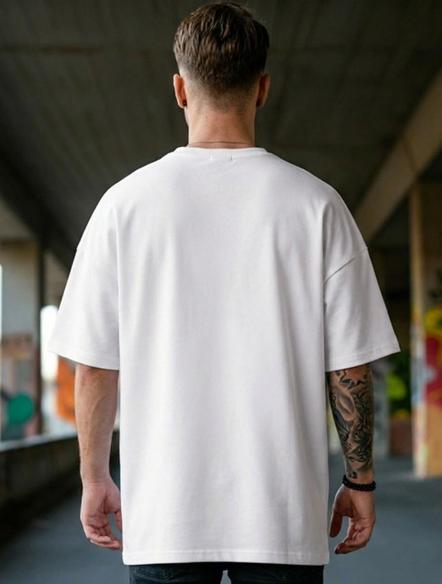 White Oversized T-Shirt | Classy Deadpool