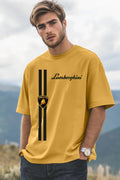 Yellow Oversized T-Shirt | Lamborghini