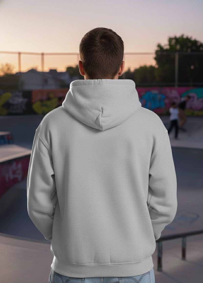 Light Grey Hoodie | Kill the Boy, Be A Man