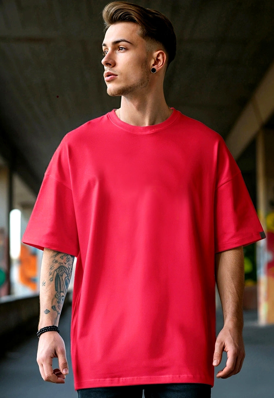 Red Oversized T-Shirt | The Red Tee