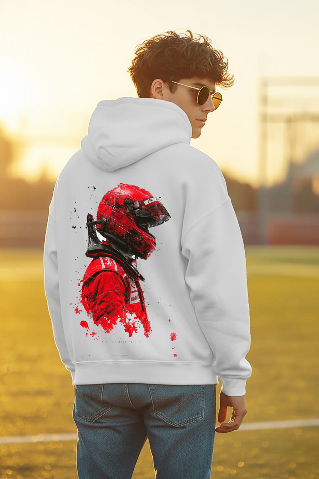 White Hoodie | Motor Sport