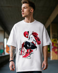 White Oversized T-Shirt |Urban Spider Man